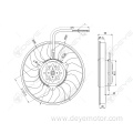 Fan type blower fans radiator cooling fan